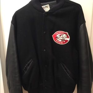 Cincinnati Reds Wool and Leather Jacket